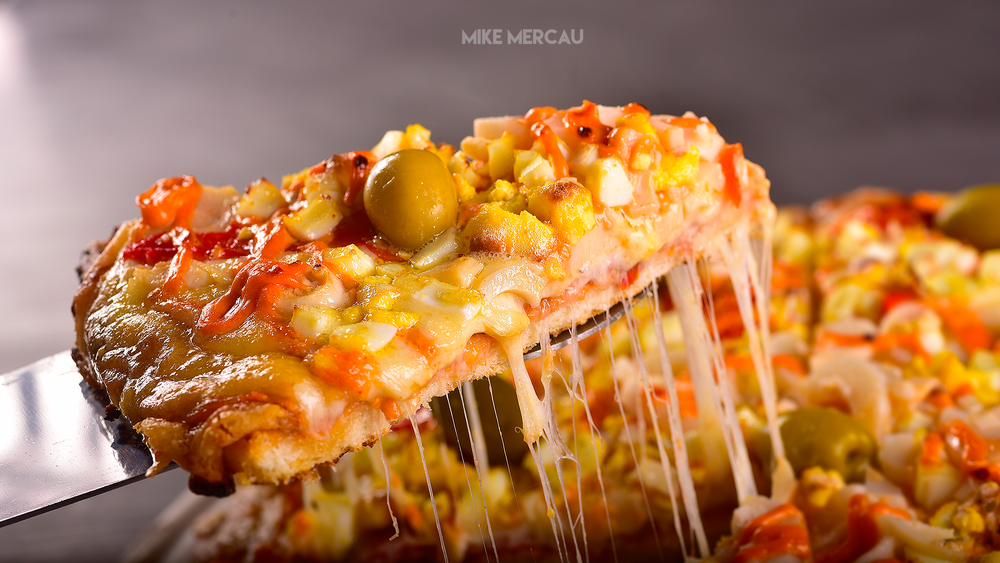 pizza jamon huevo morrones