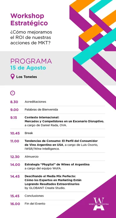 Wines of Argentina - Programa del Workshop Estratégico