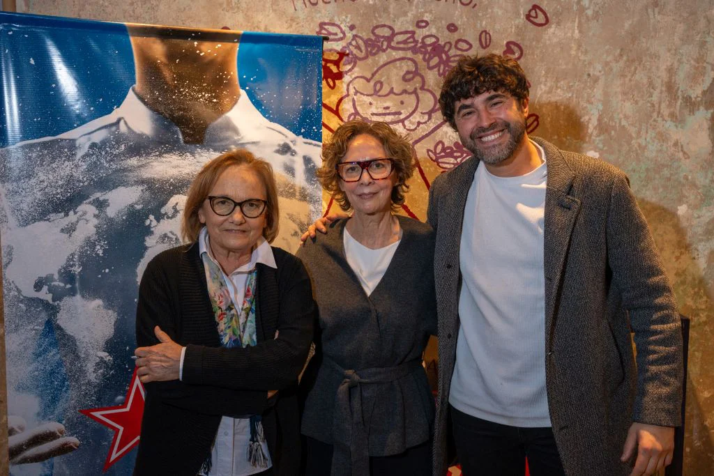 Dolli Irigoyen, María de Michelis y Germán Sitz (media)