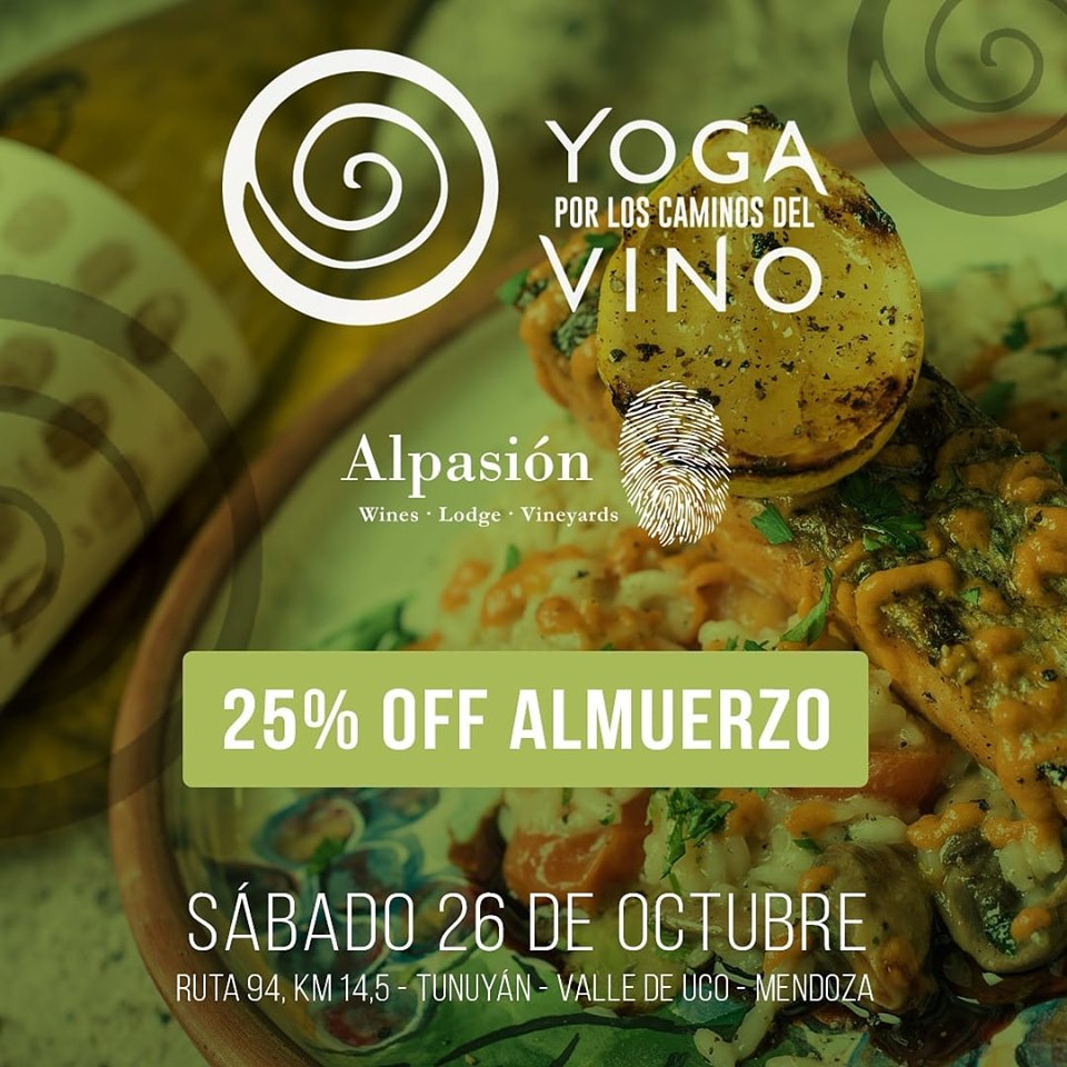 yoga y vino
