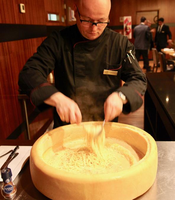 Pasta alla Ruota Chef Roberto Montiel
