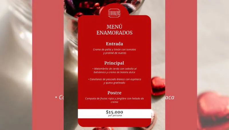 Terrazas Dia enamorados